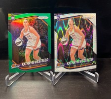2025 Prizm WNBA Kathryn Westbeld #29 White Seismic/Green Phoenix Mercury RC