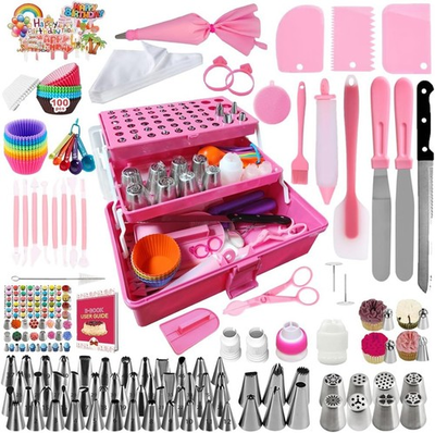 #ad #ad 359PCs Cake Decorating Baking Supplies Kit Baking Set with 66 Piping Tips Icin $47.60