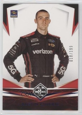 2021 Panini Chronicles Limited Blue 18/199 Austin Cindric #2 4g8