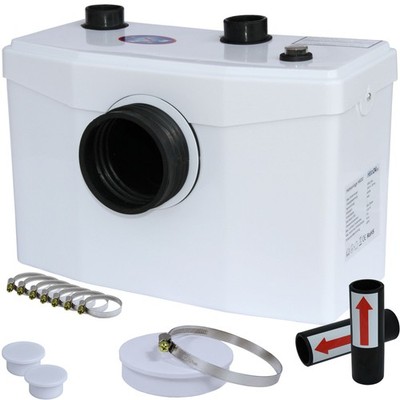 Hebeanlage Fäkalienpumpe 600W Schmutzwasser Abwasser Zerkleinerer WC Dusche H600