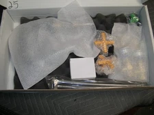 Jaclo 8882-T462-LD-CU6-MBK-AMB Downtown Comtempo Widespread Lav/Cross Handle-NOS