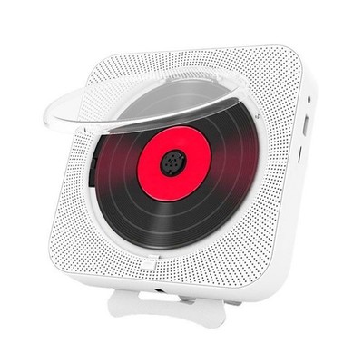 KC-909 10W Wall-Mounted CD Player CD Player w/ Speakers Screen #pq