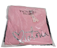 Victoria's Secret Flannel Pajama Set Size M Short Candy Pink Black Plaid New NWT