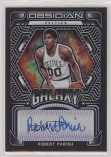 2021 Panini Obsidian Galaxy Electric Etch Purple /75 Robert Parish Auto HOF s3g