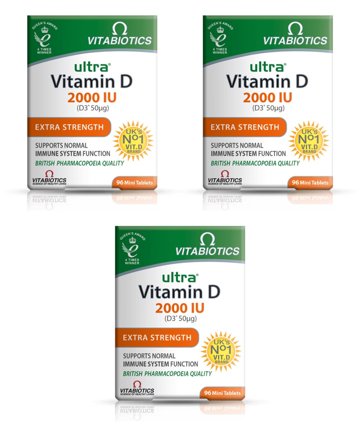 Vitamin D3 2000IU Tablets 96 Count Adult Immune Bone Health Supplement - Image 19