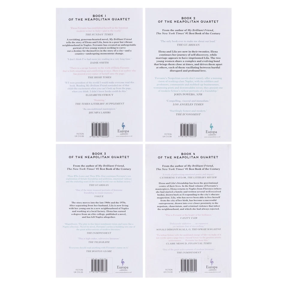 The Neapolitan Quartet by Elena Ferrante 4 Books Collection - Fiction -Paperback - Image 3 of 4