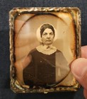 Lot of 3 Antique Photos 2 Daguerreotype and 1 Ambrotype Hand tinted — photo 3