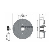 Tambour de frein Dacia SANDERO
