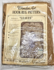 Wonderrart Zestaw zaczepów do dywanów "Liście" 24"x36"