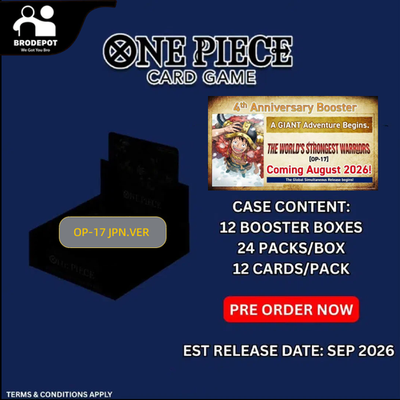 Aug.2026】PREORDER ONE PIECE OP-17 BNSB by CASE(12box) authentic