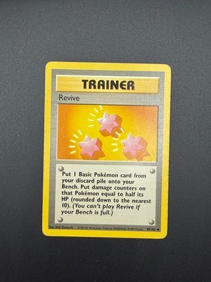 Pokemon Revive Uncommon Base Set 089/102 LP