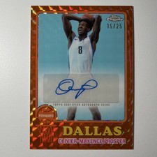 Olivier-Maxence Prosper 2024-25 Topps Chrome #73TA-OP 1973 Orange Geo Refractor