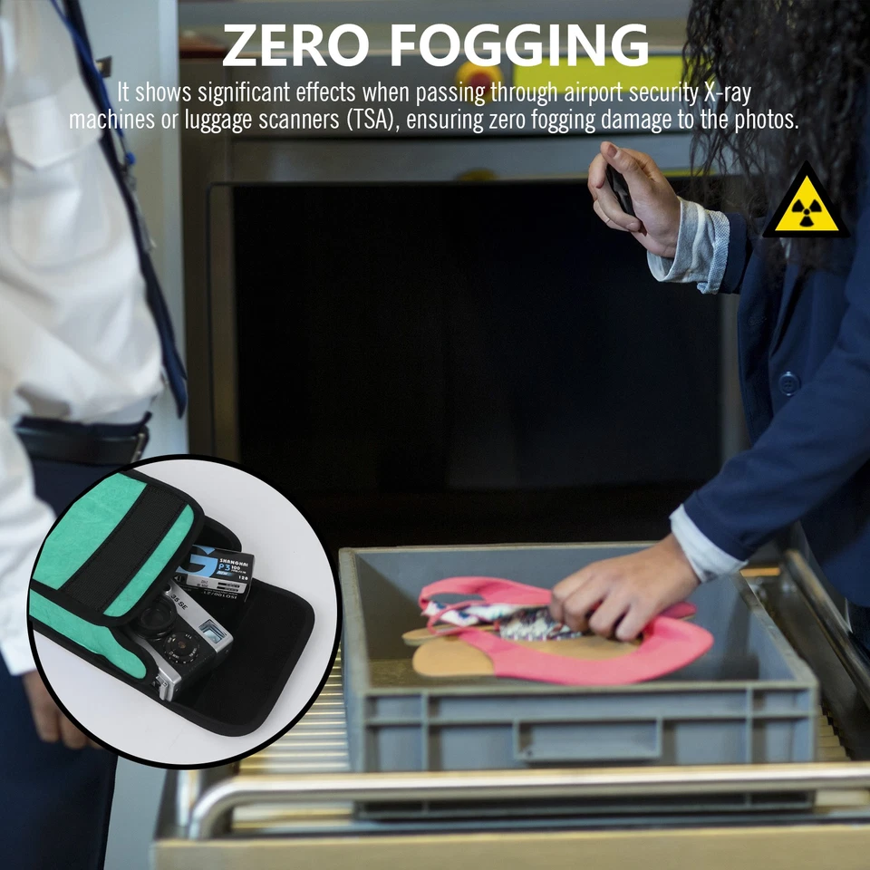 Protetor de filme anti-raios-X eTone impermeável saco de proteção de folha de chumbo para 135 120 4x5 - Imagem 4 de 4