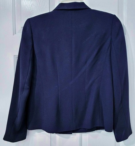 Casual Corner Annex Women's Suit~Jacket/Blazer~Navy Blue~Lined~Size 8P~3 Button - Picture 4 of 4