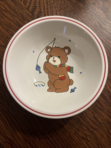 Vintage Home schöne Kinder Eiskapaden Teddy Tasse und Untertasse C2903 Japan PVC - Bild 6 von 7