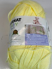 Yellow Bernat Baby Sport Yarn 100 Acrylic 10.5 Oz Knitting Crochet
