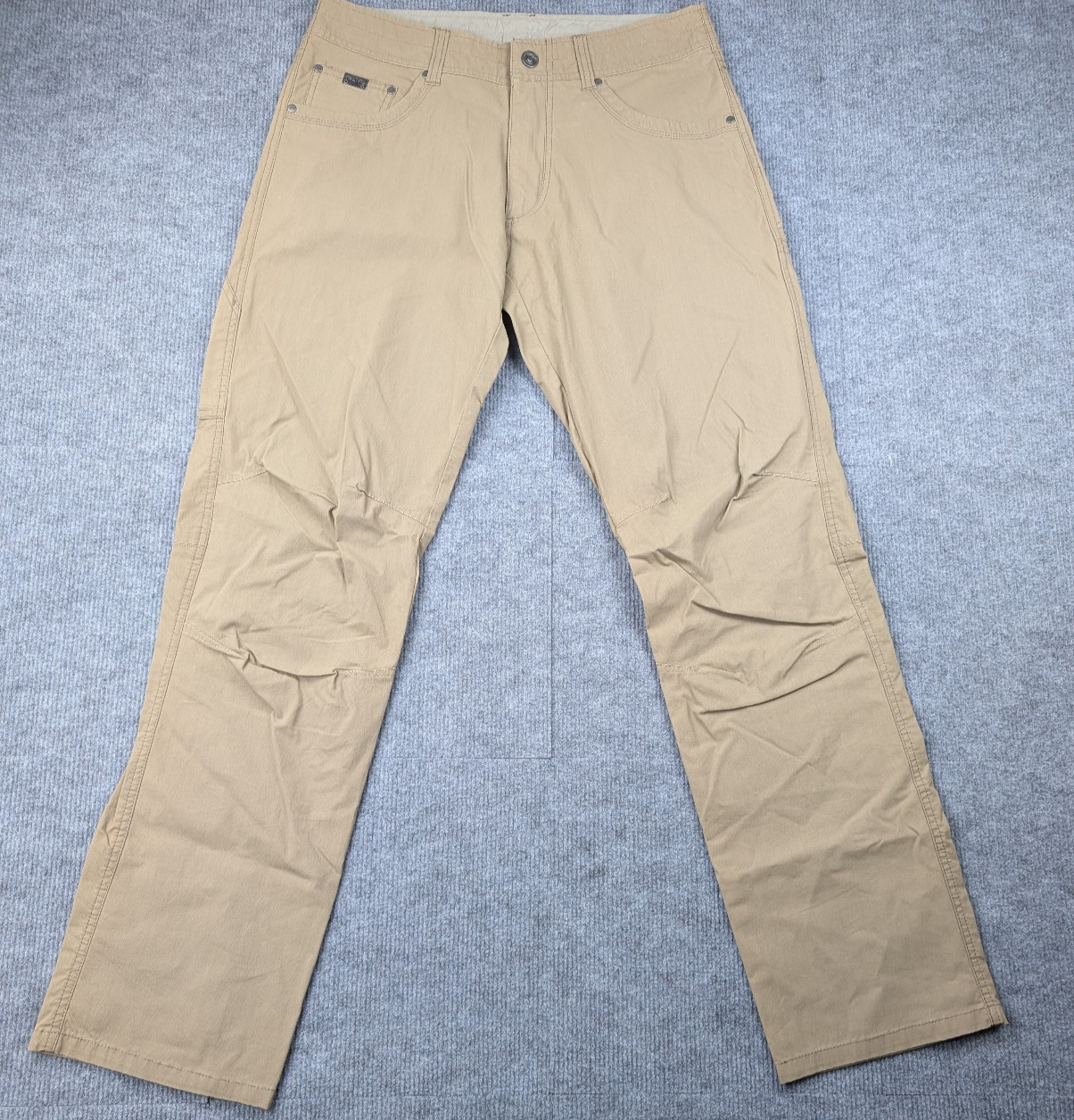 Kuhl Revolvr Pants Mens 33x34 Tan Outdoors Athletic Stretch Hiking Lightweight