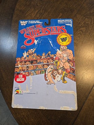 WWE Ted Arcidi WWF LJN Bio Card Full Card Back Wrestling Superstars