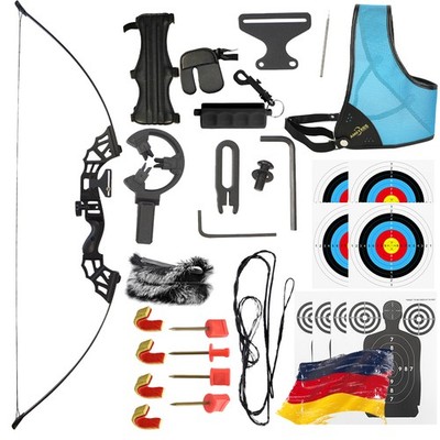 53'' Takedown Recurve Bogen Set 40/50lbs Bogenschießen Jagdbogen Sportbogen Shoot