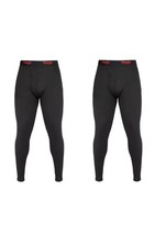 WRANGLER 2-PK - SIZE: 2XL - Black Thermal Waffle Performance Pants W/Anti-Odor