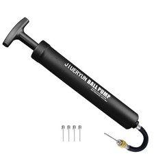 Dual Action Sports Ball Pump with 5 Needles for Inflation of All Balls