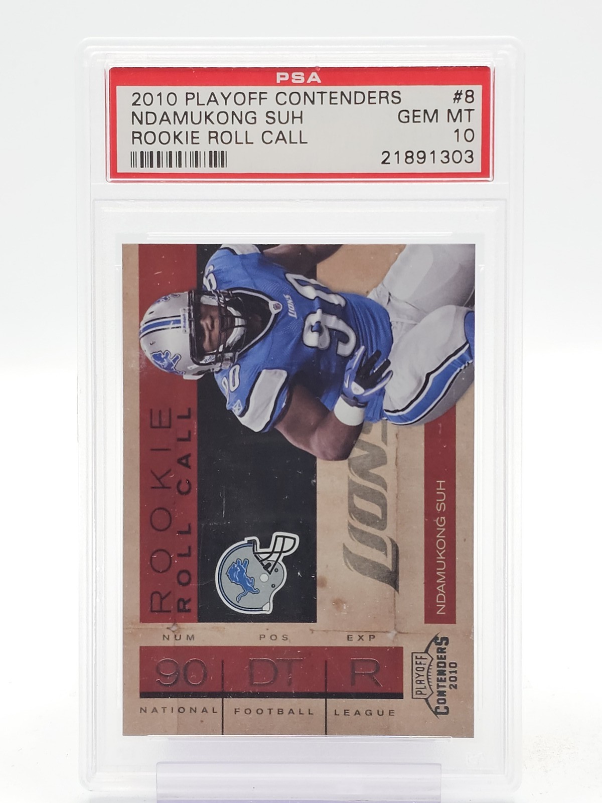 Ndamukong Suh Playoff Contenders Rookie Roll Call #8 Base