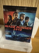 Blade Runner 2049 4K Ultra HD Blu-ray w/ Slipcover NO Digital