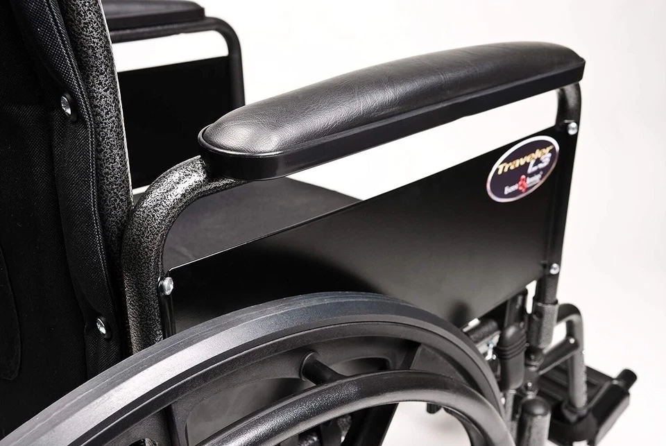 Silla de ruedas Everest & Jennings Traveler L4, altura ajustable ultraligera adulto... Foto 4 de 4