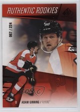 2023 Upper Deck SP Game Used Authentic Rookies Red 67/224 Adam Ginning #211 gz3