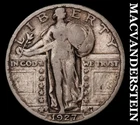 1927-S Standing Liberty Quarter- Silver Semi Key Fine+/ Very Fine #i8027