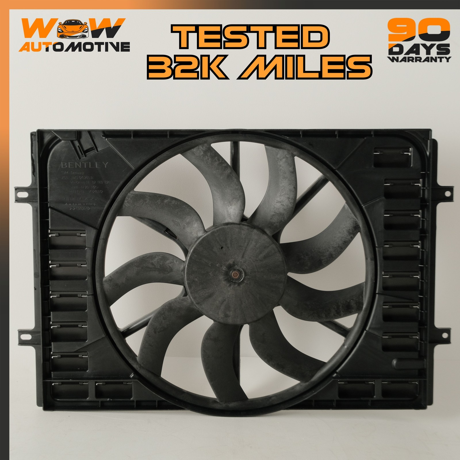 Bentley Continental 2004-2019 REAR+LEFT Radiator fan