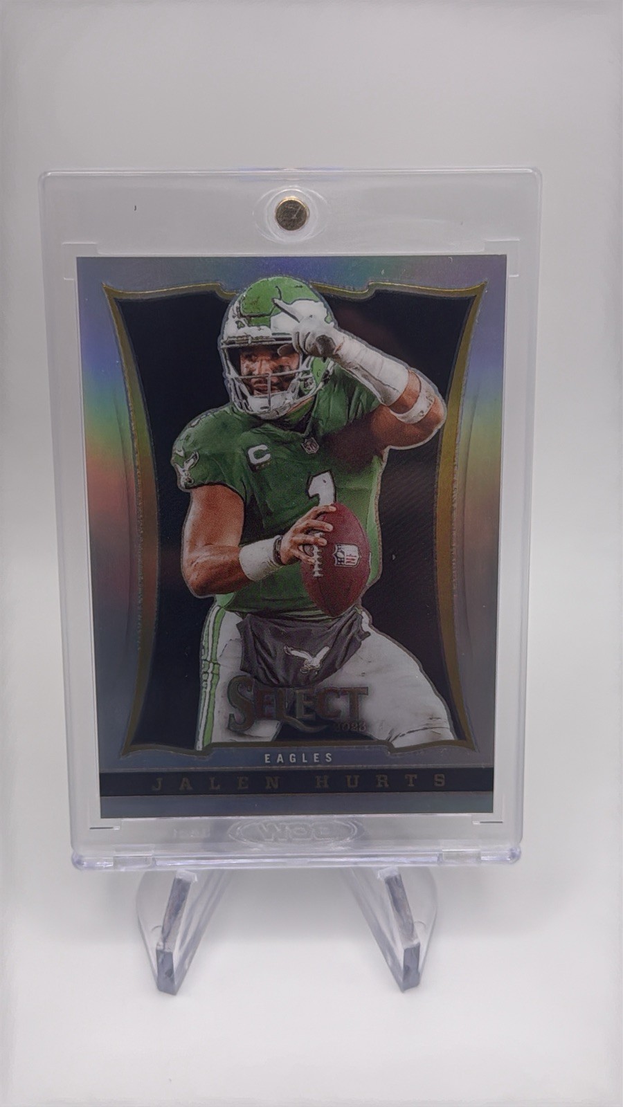 2023 Select Jalen Hurts Anniversary CASE HIT #ANV-JHU SSP Eagles Super Bowl MVP