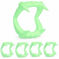 Halloween Vampire Teeth 24 Glow in The Dark Fangs Teeth, Dress-Up, Pretend Play