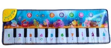 Electronic Piano Mat 39.5" Musical Keyboard Floor Playmat Animal Touch Toy