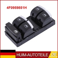 FüR Audi A3 8P A6 4F C6 Q7 4L Chrom SCHALTER-EINHEIT Elektrische Fensterheber De