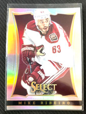 13 14 PANINI SELECT SILVER PRIZM PARALLEL MIKE RIBEIRO #423
