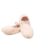 Dance Girl's Belle Full-Sole Leather Ballet Slipper/Shoe, Pink, 10 C US Littl...