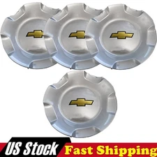 Chavy Wheel Center Cap 2007-2013 SILVERADO TAHOE SUBURBAN AVALANCHE POLISHED 4PC