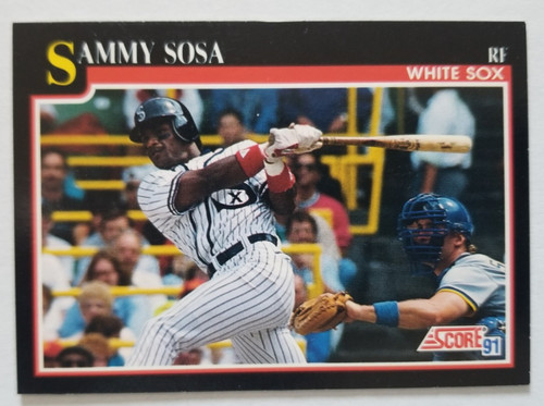 Sammy Sosa #256 1991 Score card