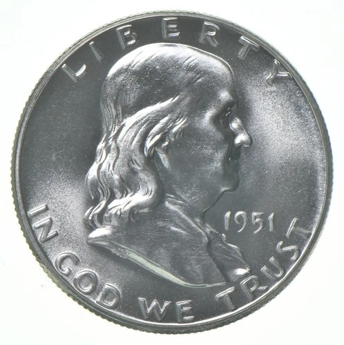1951 Proof Franklin Half Dollar 90% Silver *3799