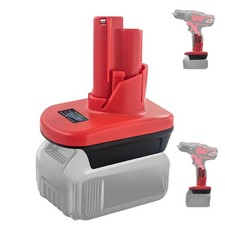 for Milwaukee M18 to M-12 Battery Adapter, DM20M12 for Milwauke 18V to 12V Co...