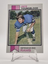 1973 Topps - #343 Jack Youngblood Los Angeles Rams - Rookie Card NMNT. rookie card picture