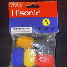 Hisonic Headset Lavalier Microphone Windscreen 5-Pack