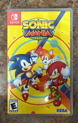 SEGA Sonic Mania Plus Nintendo Switch Game Case Everyone Free Shipping