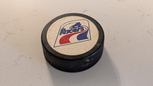 Indianapolis Racers 1974 Game Puck. Made In Czechoslovakia.