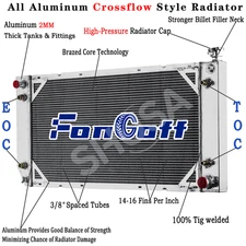 CC1520 3 Row Aluminum Radiator For 1988~2000 Chevy C/K 1500 2500/3500 5.7L V8