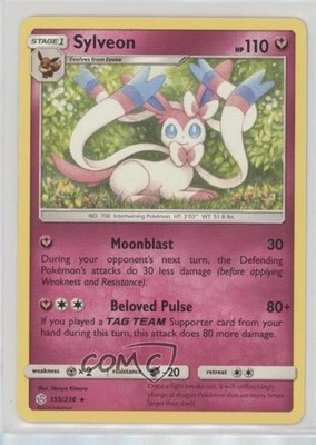 Sylveon Pokémon Sun & Moon Cosmic Eclipse #155