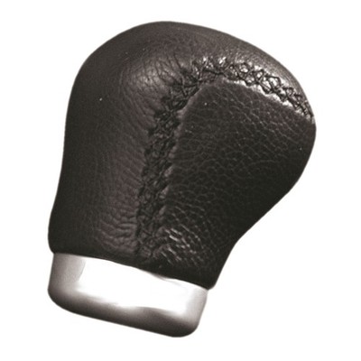 Carpoint Schaltknauf Leder schwarz
