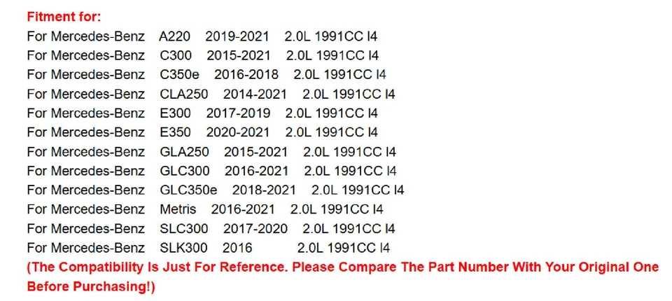 Kit de filtro de aceite de motor genuino Mercedes-Benz clase A C E CLA GLA GLC GLE Foto 2 de 4