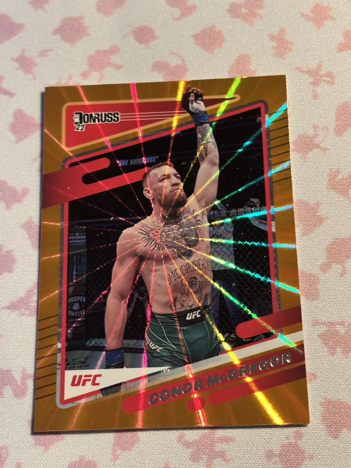 2022 Donruss UFC Conor McGregor Holo Orange Laser #27